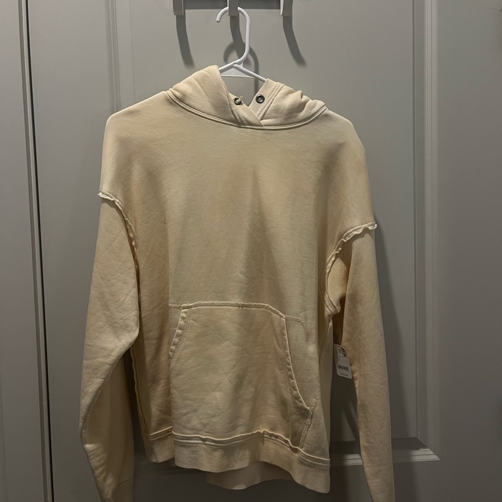 Free people yellow hoodie
